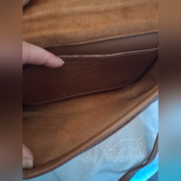 Coach Vintage Casino Handbag in British Brown Leather - Picture 7 of 8